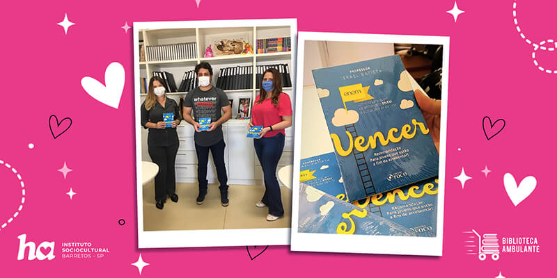Instituto Sociocultural do Hospital de Amor distribui 100 livros para os alunos do Cursinho Unifeb