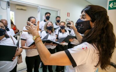 Coral Acordes Vocais realiza apresentação no Hospital São Judas