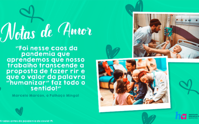 Notas de Amor: Artista Marcelo Marcon, o Palhaço Mingal, faz um relato sobre o impacto da pandemia na arte do palhaço