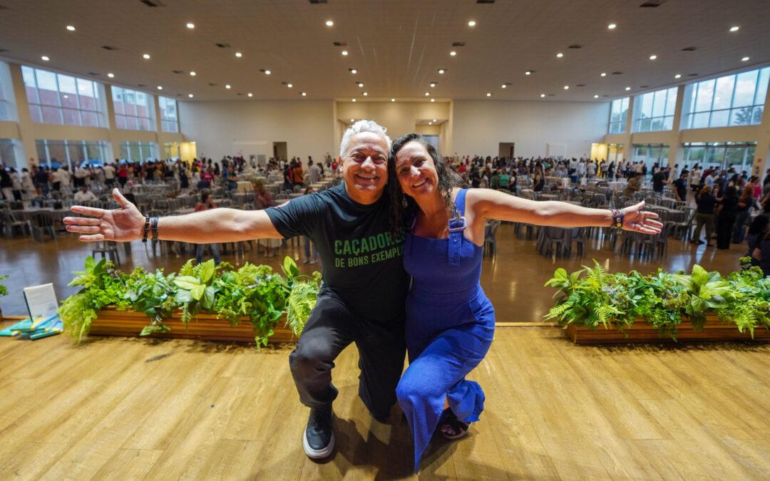 Qual o verdadeiro sentido da vida? Caçadores de Bons Exemplos visitam o Hospital de Amor e realizaram palestra inspiradora para os colaboradores