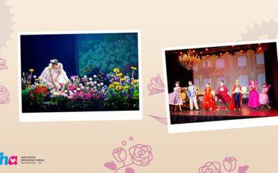 Alunos da Oficina de Teatro, do projeto Arte Para a Vida, se apresentam no espetáculo “A Linda Rosa Juvenil Como Você Nunca Viu”