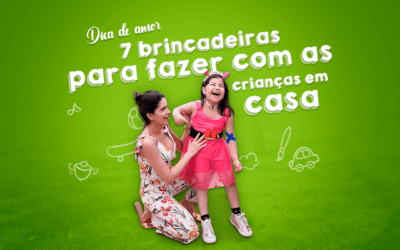 7 brincadeiras divertidas para fazer com as crianças