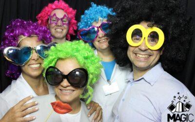 Cabine fotográfica do projeto Biblioteca Ambulante em Jales