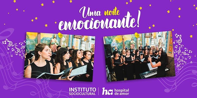 Coral Acordes Vocais se apresenta em uma noite emocionante!