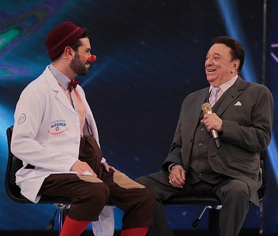 Palhaço Mingal no Programa Raul Gil