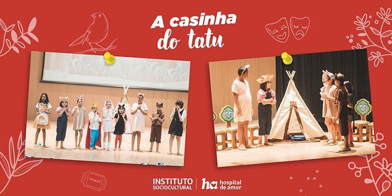 Oficina de Teatro se apresenta na Formatura da Classe Hospitalar do Hospital de Amor