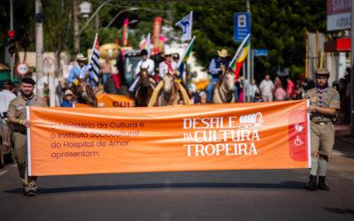 O Instituto Sociocultural, por meio do Ministério da Cultura, realiza o “Desfile da Cultura Tropeira”